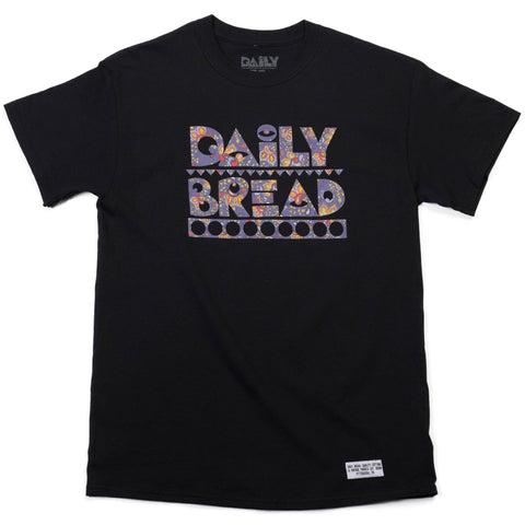 Daily Bread Night Paisley Logo Tee