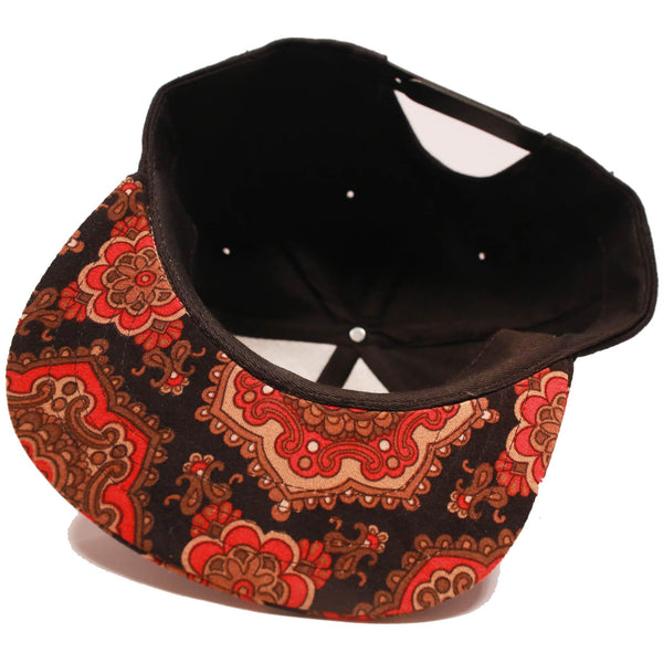 92 Black Velvet Snapback Bottom