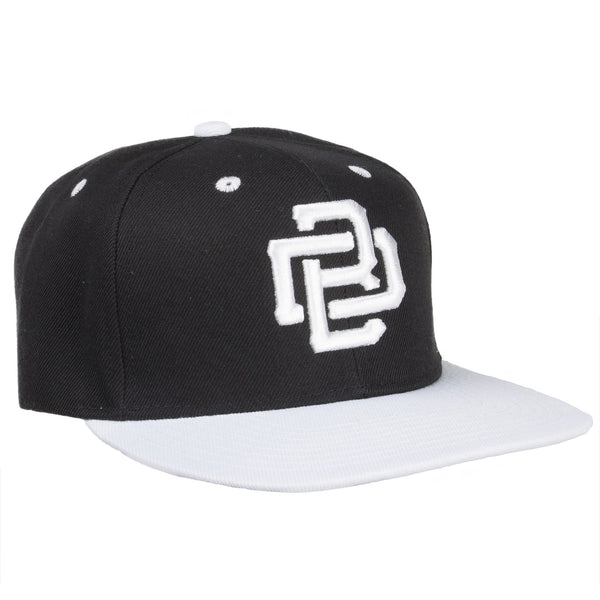 D&B Black/White Snapback