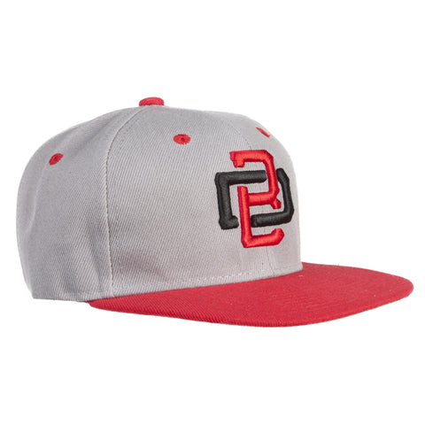 D&B Grey/Red Snapback