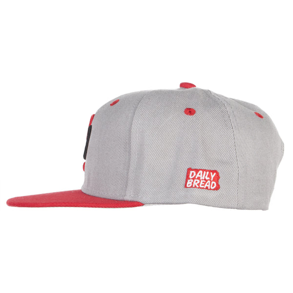 D&B Grey/Red Snapback