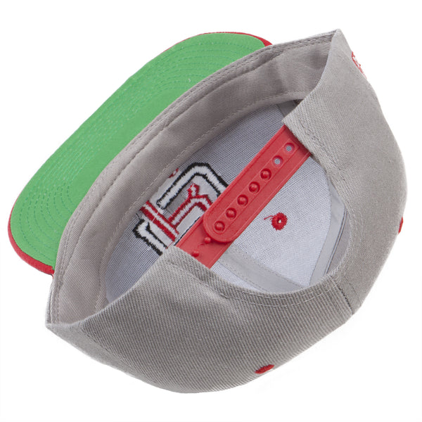 D&B Grey/Red Snapback