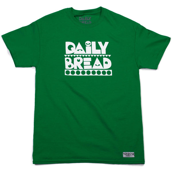 Daily Bread Logo Tee Green