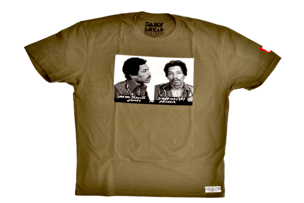 Jimmi Hendrix Mugshot Tee